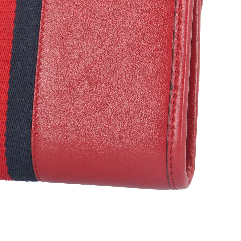 Gucci Raja Shoulder Bag Leather Red - Picture 8 of 8